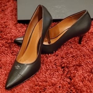 Coach Leather Pointy Pumps